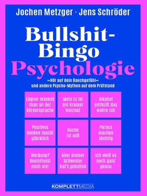cover image of Bullshit-Bingo Psychologie